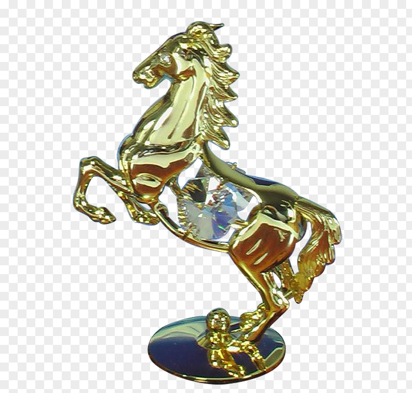 Horse Figurine Swarovski AG Certificate Of Authenticity Crystal PNG