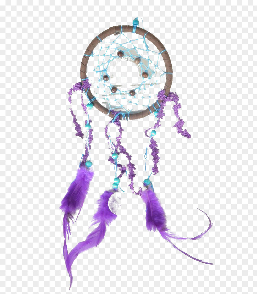 Purple Dreamcatcher Illustration PNG