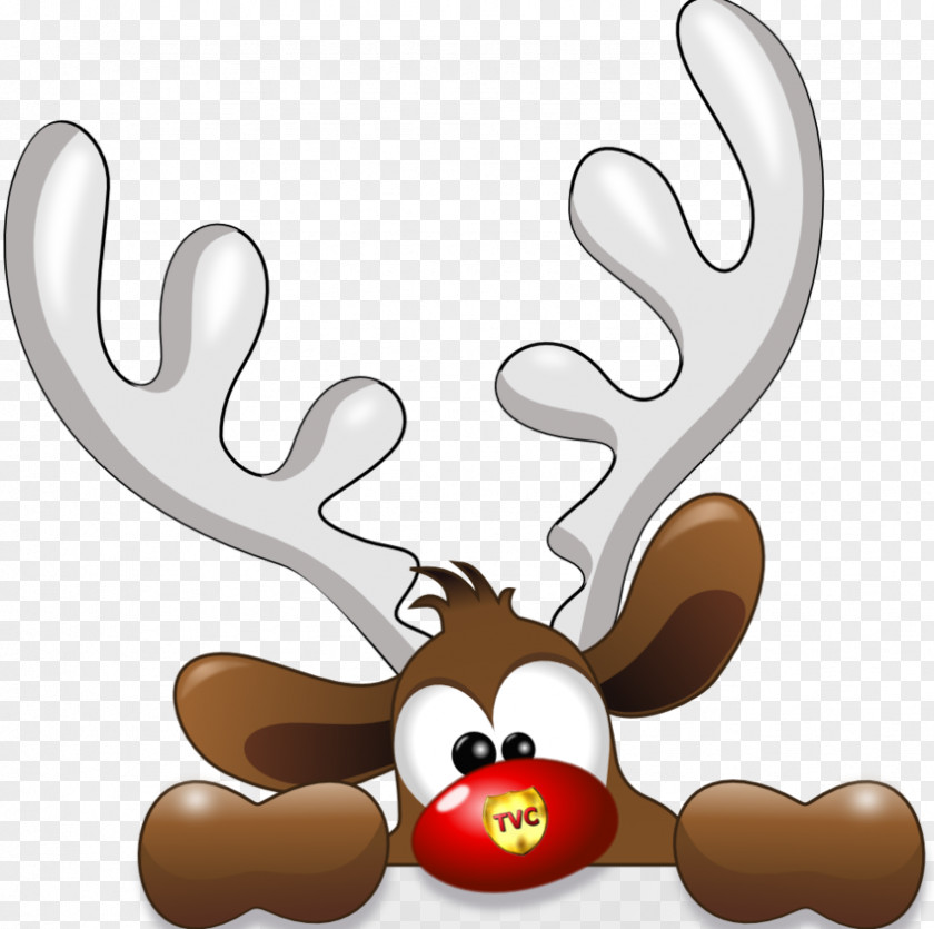 Rudolph The Red Nosed Reindeer Santa Claus Christmas Clip Art PNG