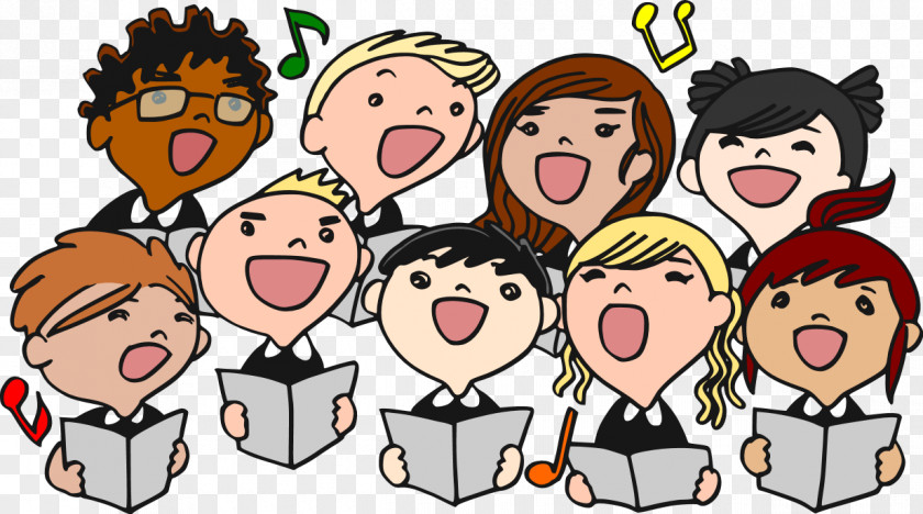 Sing Group Cliparts Choir Mens Chorus Singing Free Content Clip Art PNG