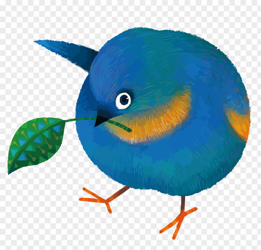 Vector Blue Bird Art: Using Graphite And Coloured Pencils Parakeet Painting PNG