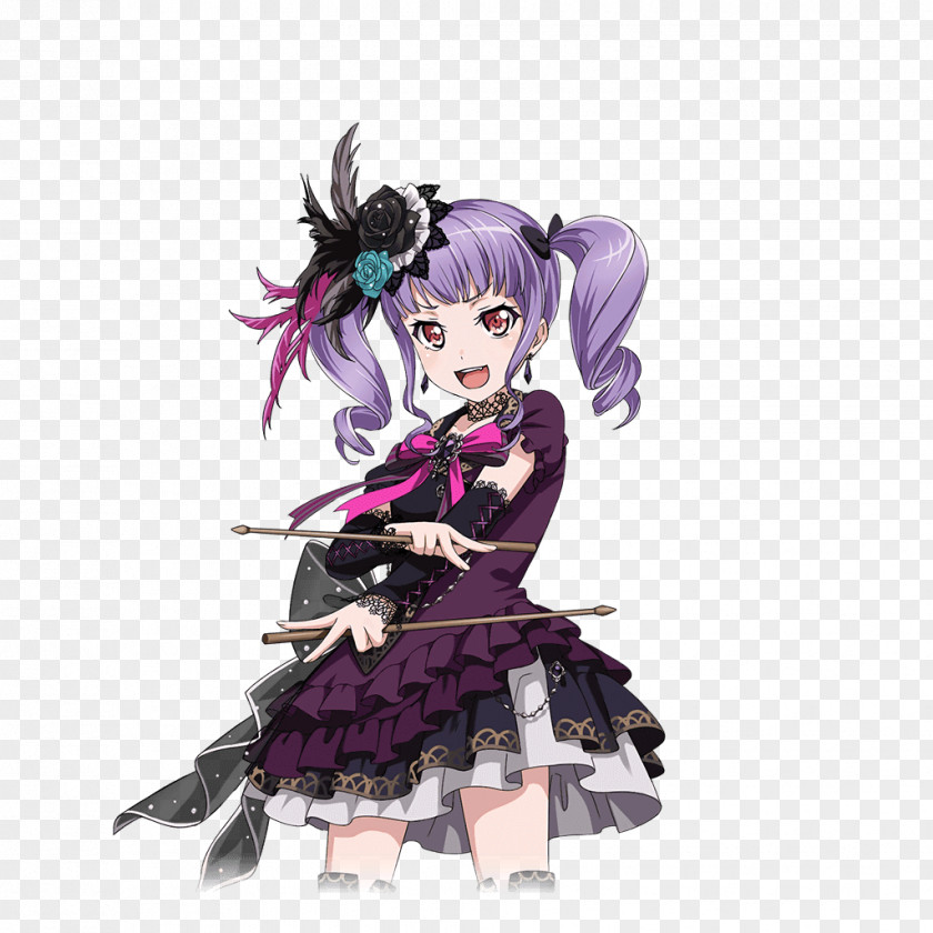 BanG Dream! Girls Band Party! Roselia BLACK SHOUT Army Knowledge Online PNG