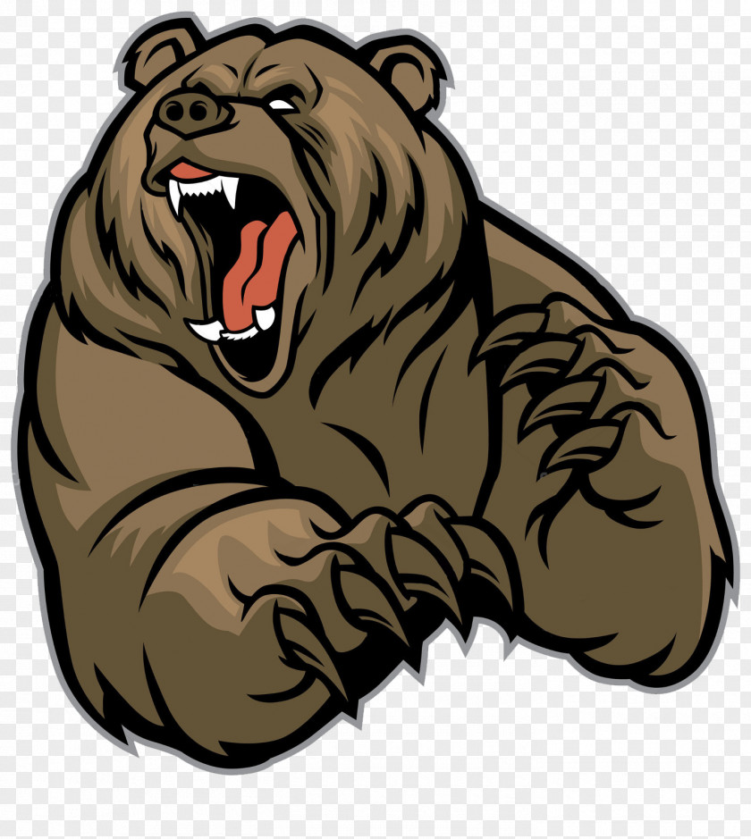 Bear Grizzly Polar Clip Art PNG