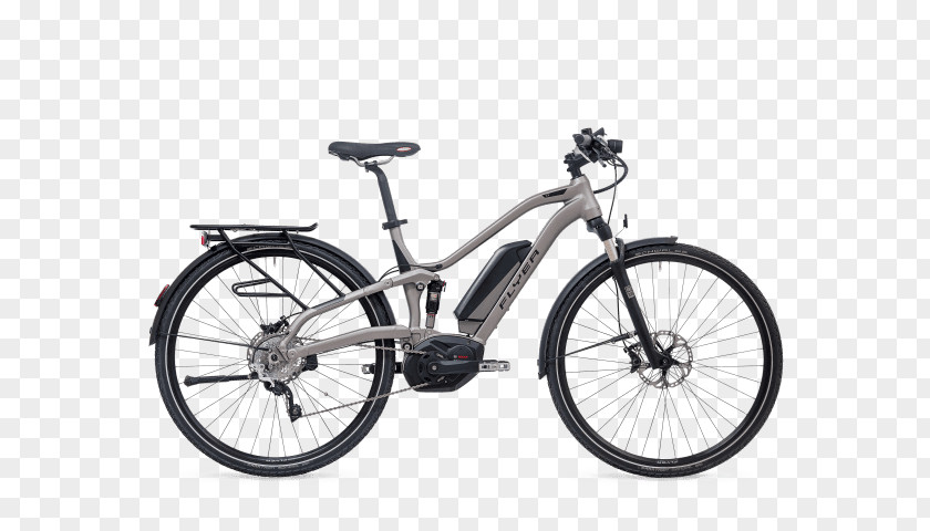 Motorcycle Flyer Electric Bicycle Mountain Bike SunTour Forks PNG