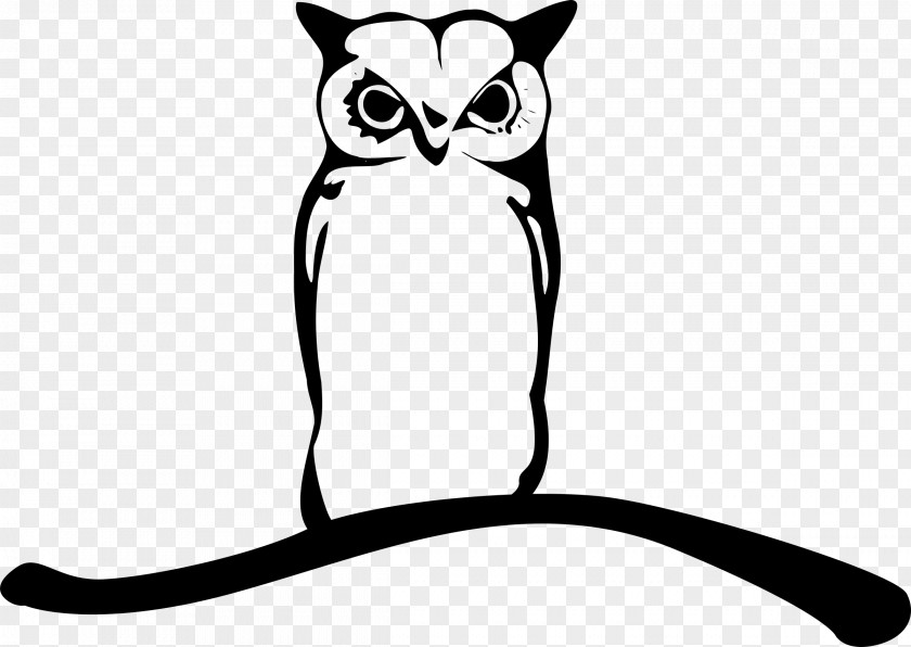 Owls Silhouette Clip Art PNG