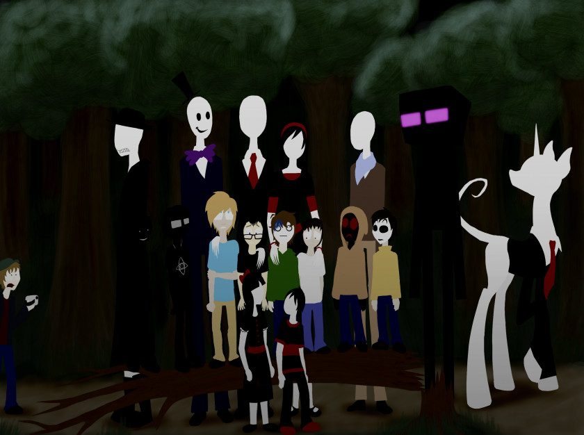 Slender Man Slender: The Eight Pages Slenderman Family Creepypasta Brother PNG