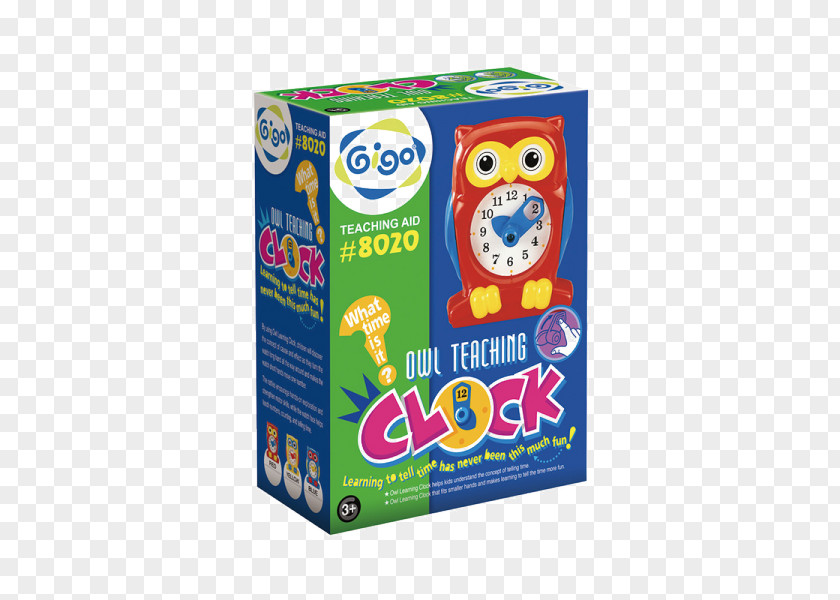 Teaching Aids Clock Owl Construction Set Toy Child PNG