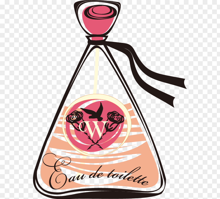 Vector Perfume Bottle Computer File PNG