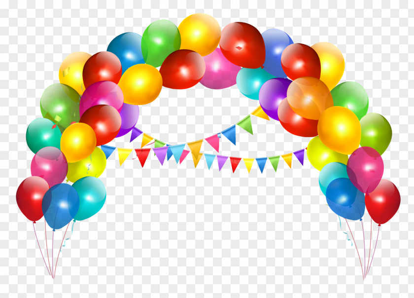 Balloon Birthday Cake Clip Art PNG