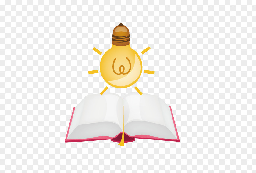 Books Under The Lamp Light Fixture Download PNG
