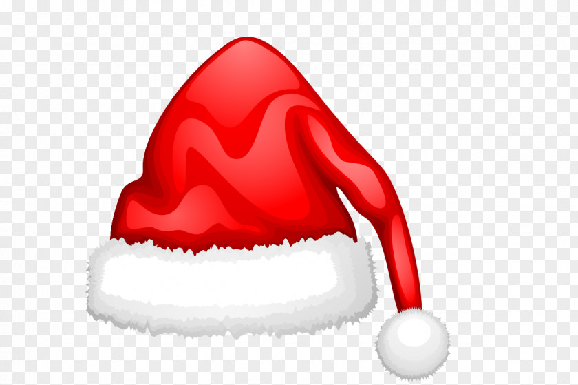 Hand-painted Christmas Hats Vector PNG