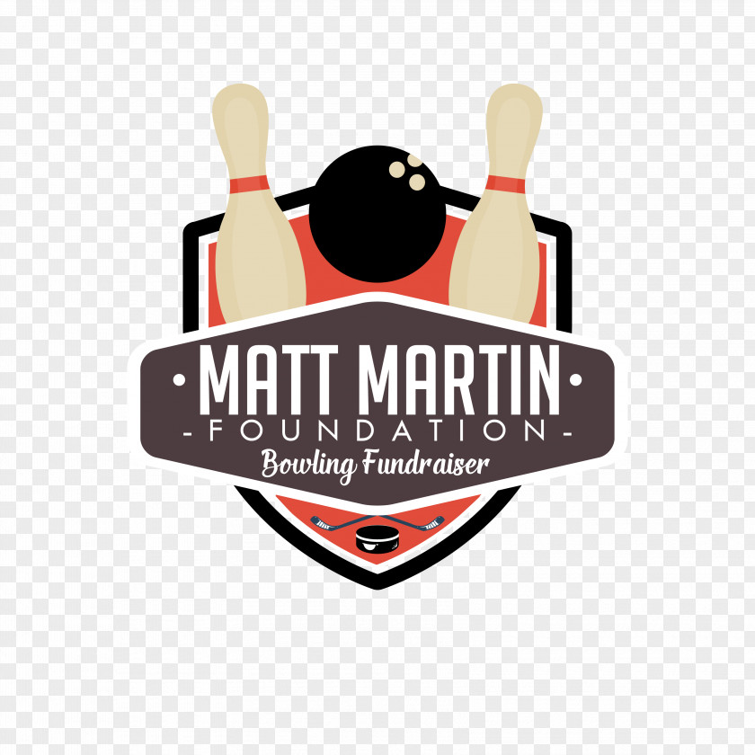 Logo Fundraising Bowling Label PNG
