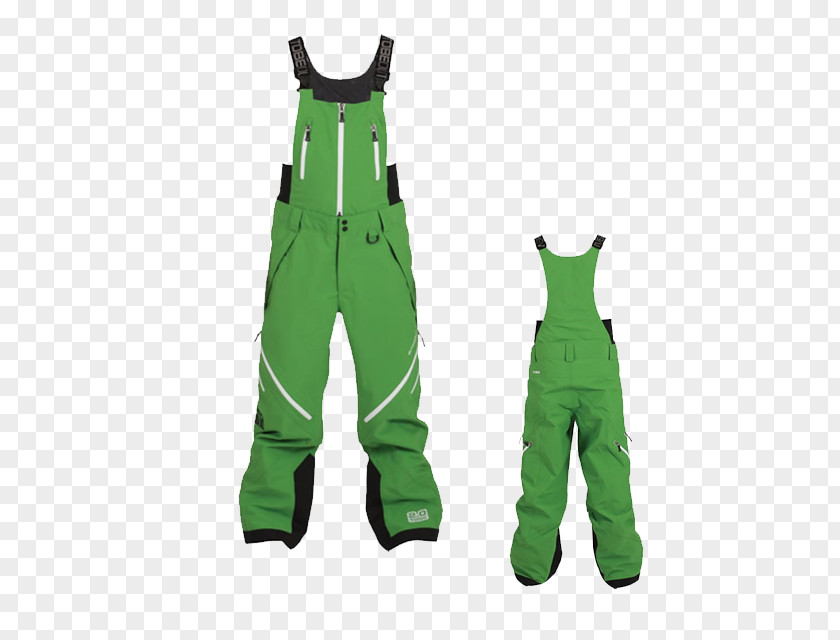 Mixtec Overall Green Pants PNG