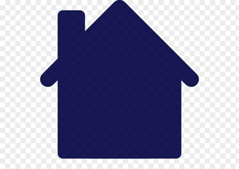 Navy Blue House Clip Art PNG