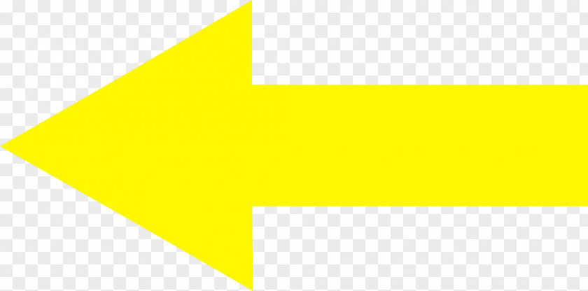 Yellow Line Arrow PNG