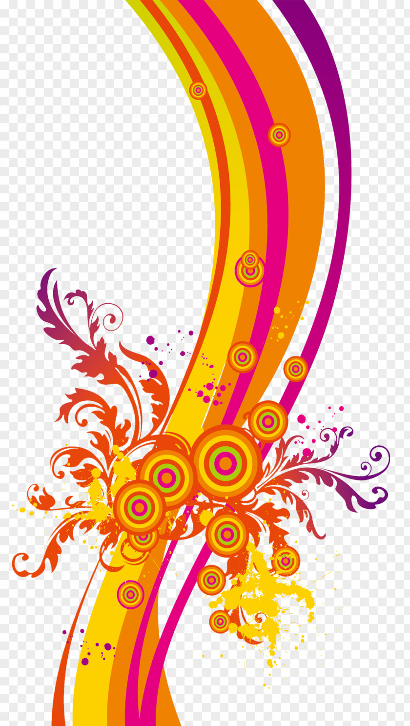 Color Ribbon Effect Clip Art PNG