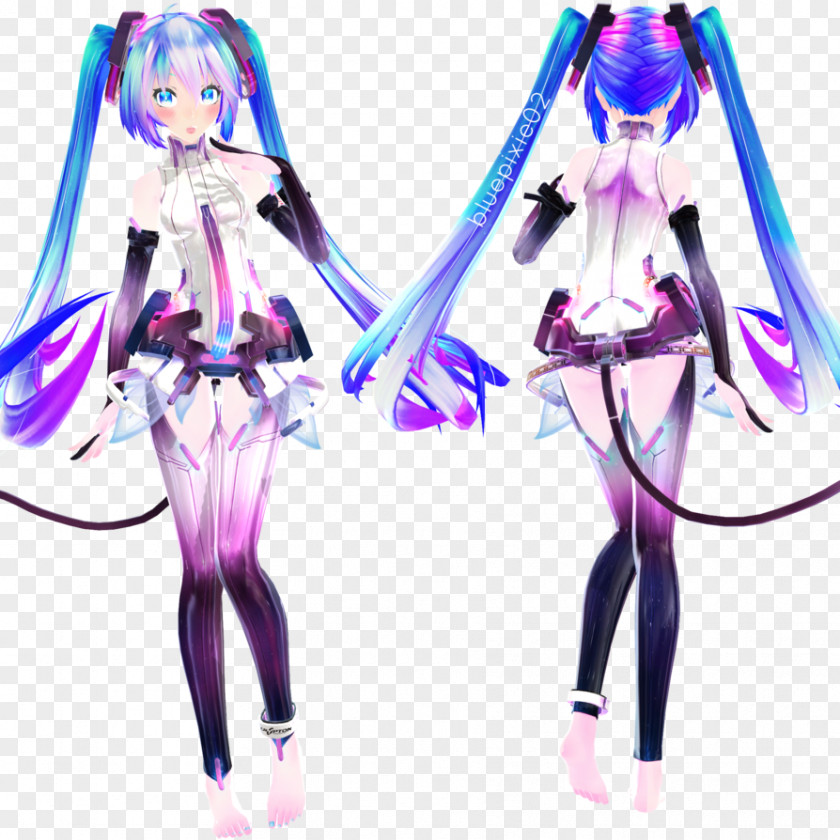 Hatsune Miku MikuMikuDance Megpoid Character Pixel PNG