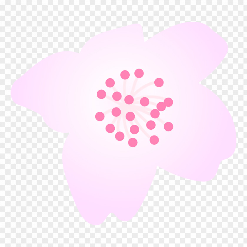 Magenta Logo Pink Cloud Petal Pattern PNG