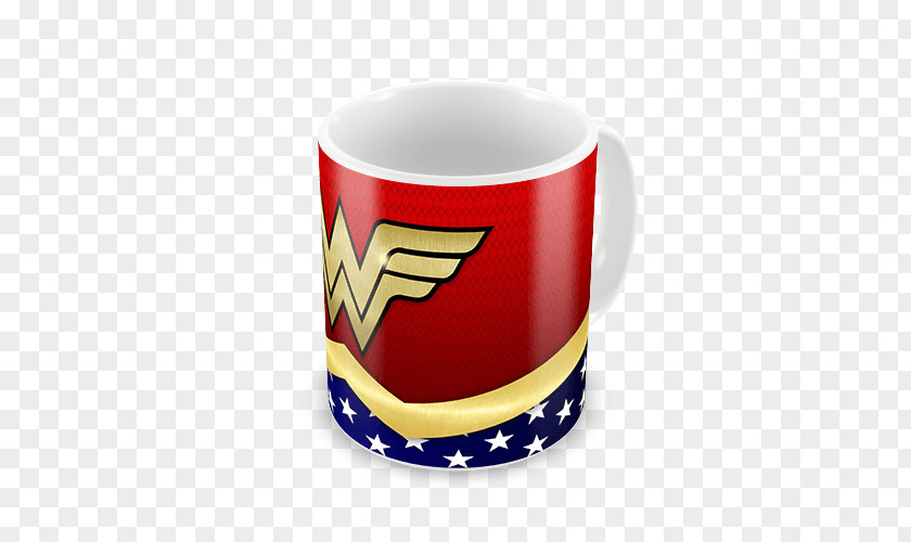 Mug Coffee Cup Wonder Woman Film Ceramic PNG