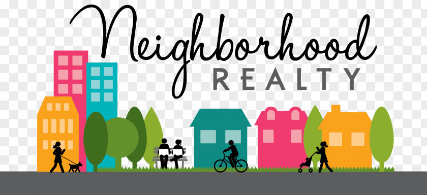 Neighborhood Realty Vector Graphics Clip Art Illustration PNG
