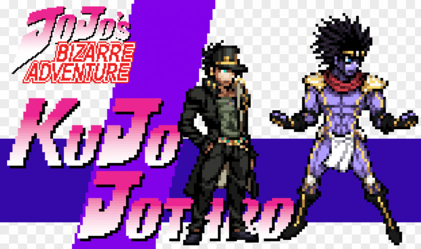 Sprite Jotaro Kujo Jonathan Joestar Yoshikage Kira Josuke Higashikata JoJo's Bizarre Adventure PNG