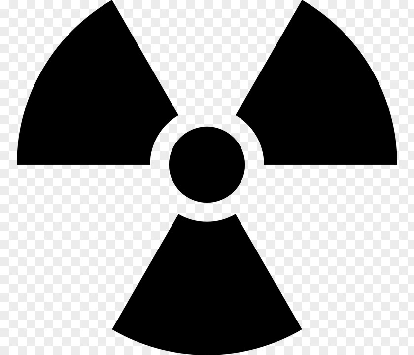 Atomic Bomb Symbol Transparent Radioactive Decay Hazard Vector Graphics Radiation Biological PNG