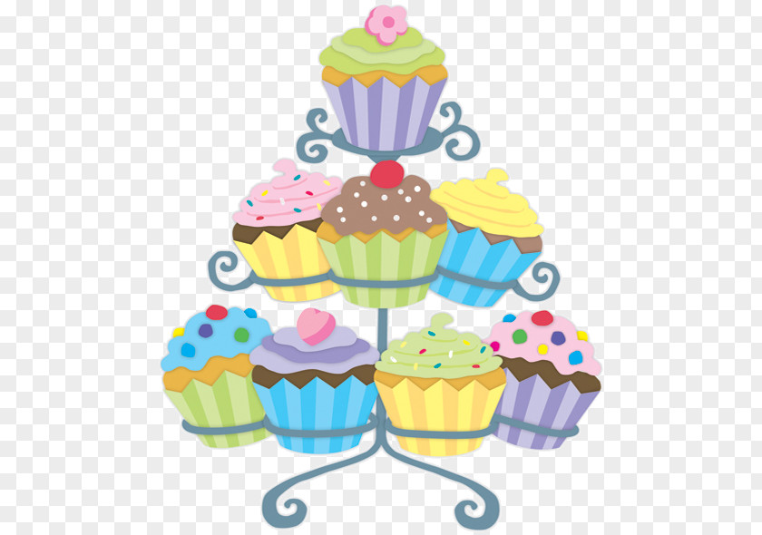 Cupcake Stand Muffin Frosting & Icing Clip Art PNG