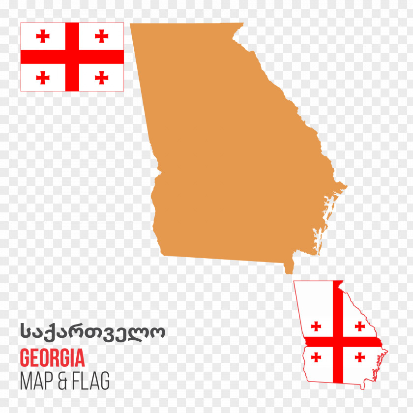 Georgia Vector Map Flag Of Illustration PNG