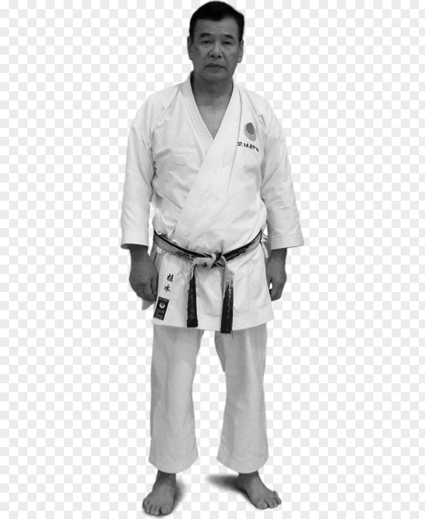 Karate Masaaki Ueki Japan Association Dobok Black Belt PNG
