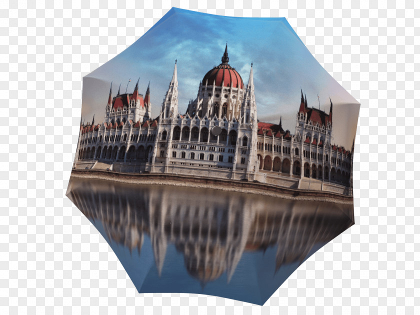 Oiled Paper Umbrella Danube Hungarian Parliament Building Fisherman's Bastion River Cruise Cruising PNG