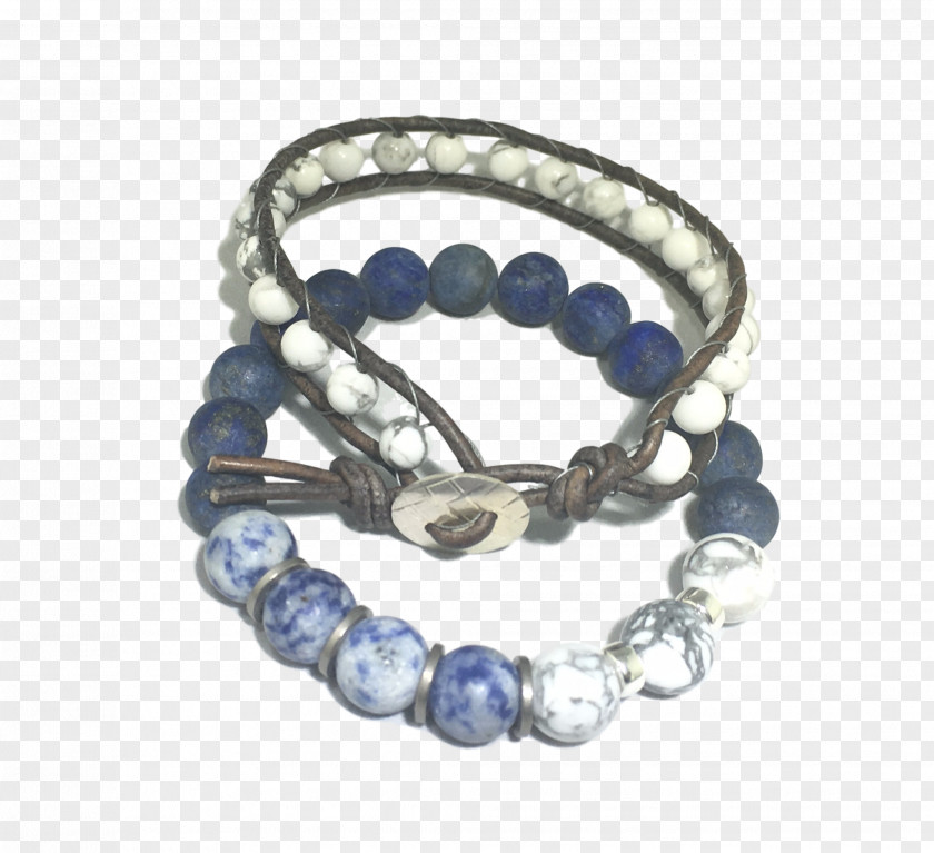 Chakra Bracelet Sapphire Bead Cobalt Blue PNG