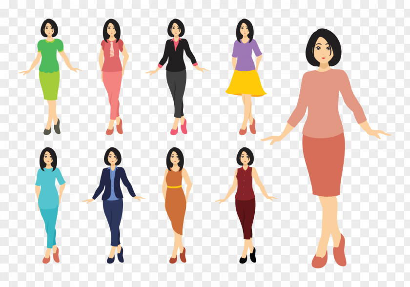 Cultural Vector Woman Silhouette PNG