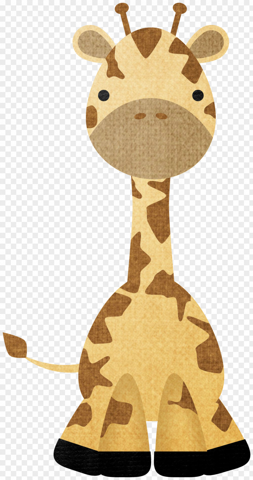 Brown Giraffe Digital Art PNG
