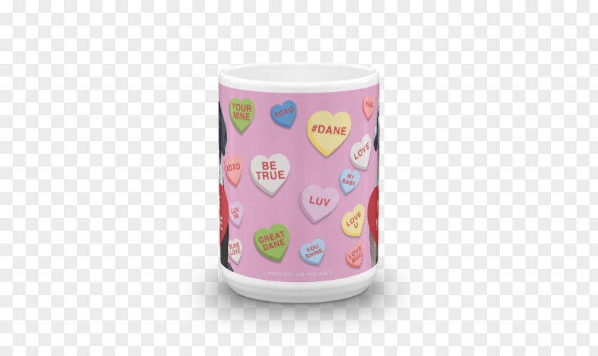 Hand Painted Tail Mug Cup PNG