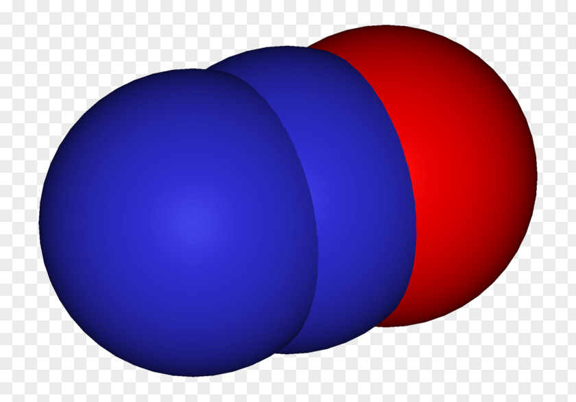 Nitrous Oxide Gas Space-filling Model Dinitrogen Tetroxide PNG