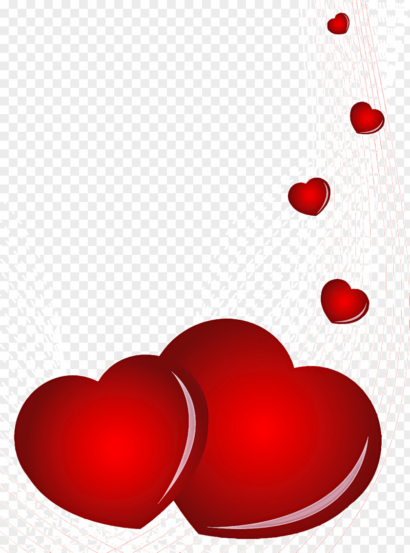 Red Heart Valentines Day PNG