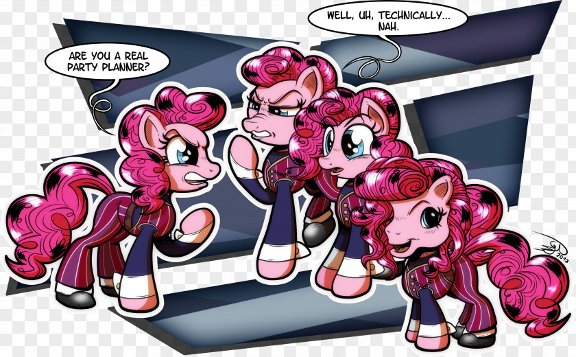 Buffy Pinkie Pie We Are Number One Pony Fan Art Character PNG