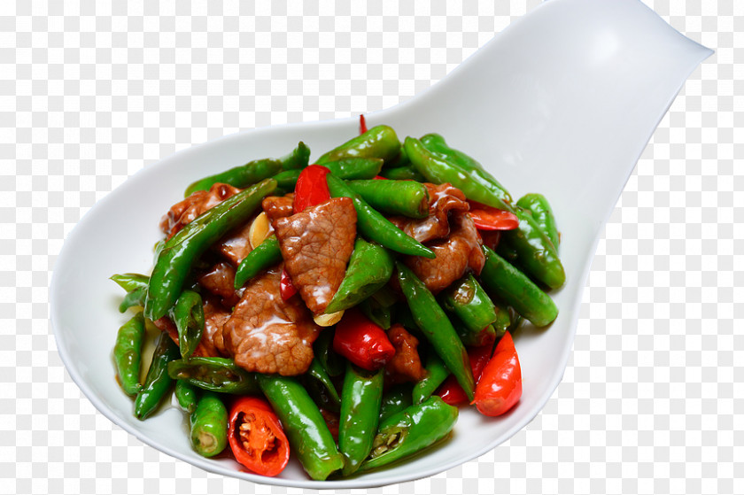 Chili Fried Meat Con Carne Chinese Cuisine Pepper Steak Chuan PNG