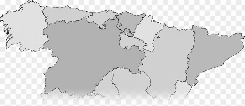 Map Autonomous Communities Of Spain Community Asturias Geography PNG