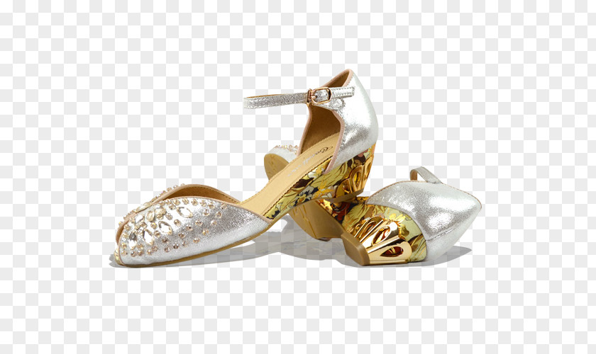 Silver Sandals Gold Download PNG