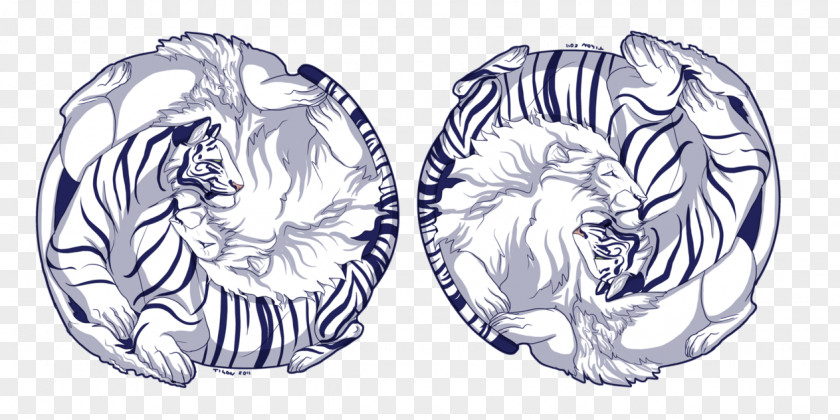 Tiger Liger Sleeve Tattoo Tigon PNG