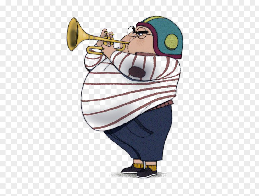 Wind Instrument Bugle Cartoon Trombone Trumpet Brass Trumpeter PNG