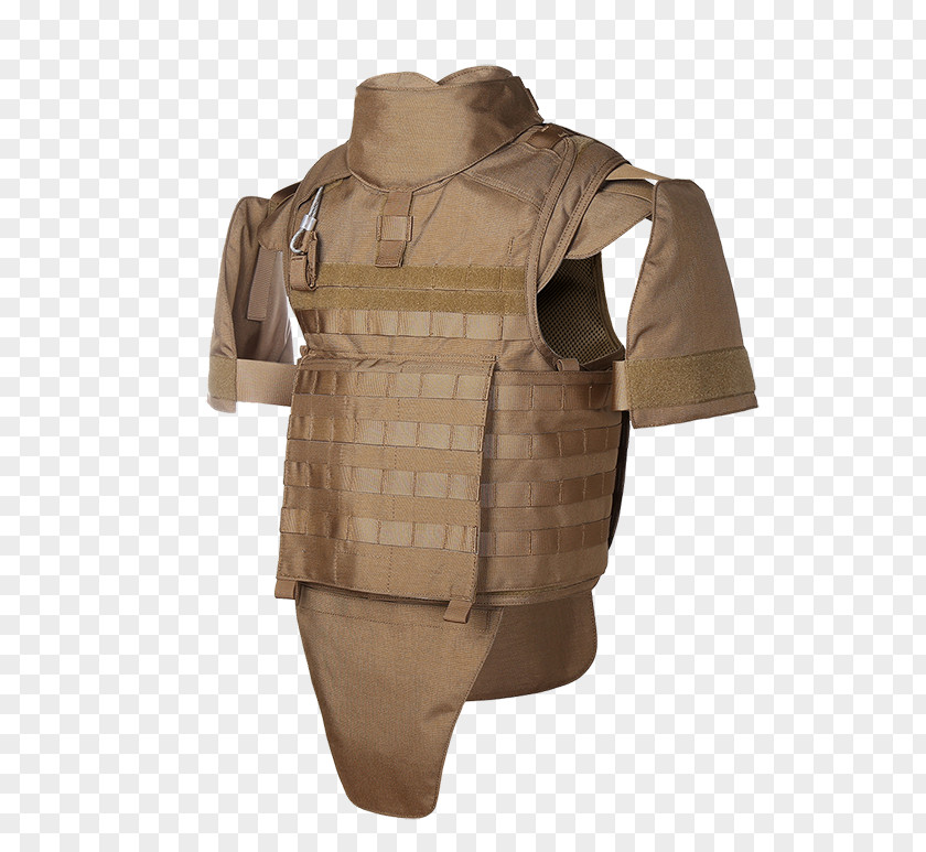 Bullet Proof Vest Outerwear Khaki Sleeve PNG