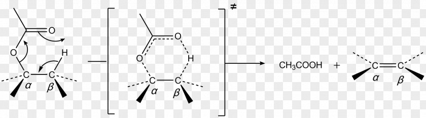 Mechanism Ester Pyrolysis Reaction Alkene PNG