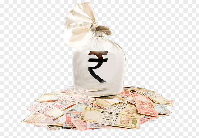 Money Bag Indian Rupee Clip Art PNG