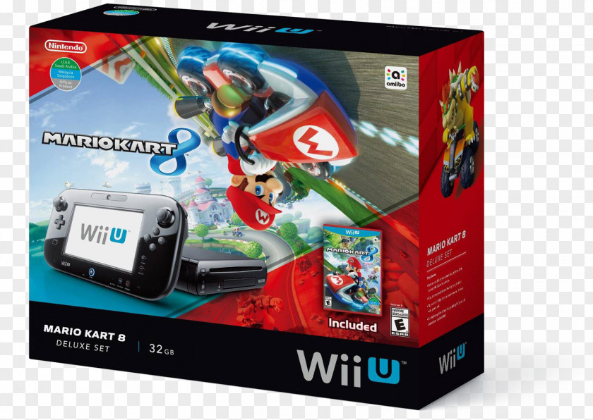 Nintendo Wii U Mario Kart 8 Deluxe Land New Super Bros PNG