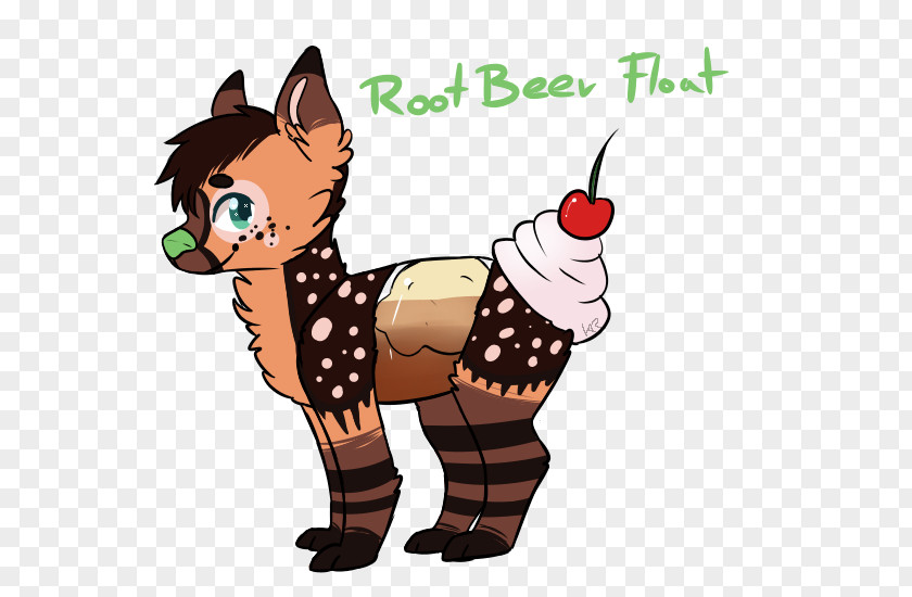 Root Beer Float Cat Deer Horse Dog PNG