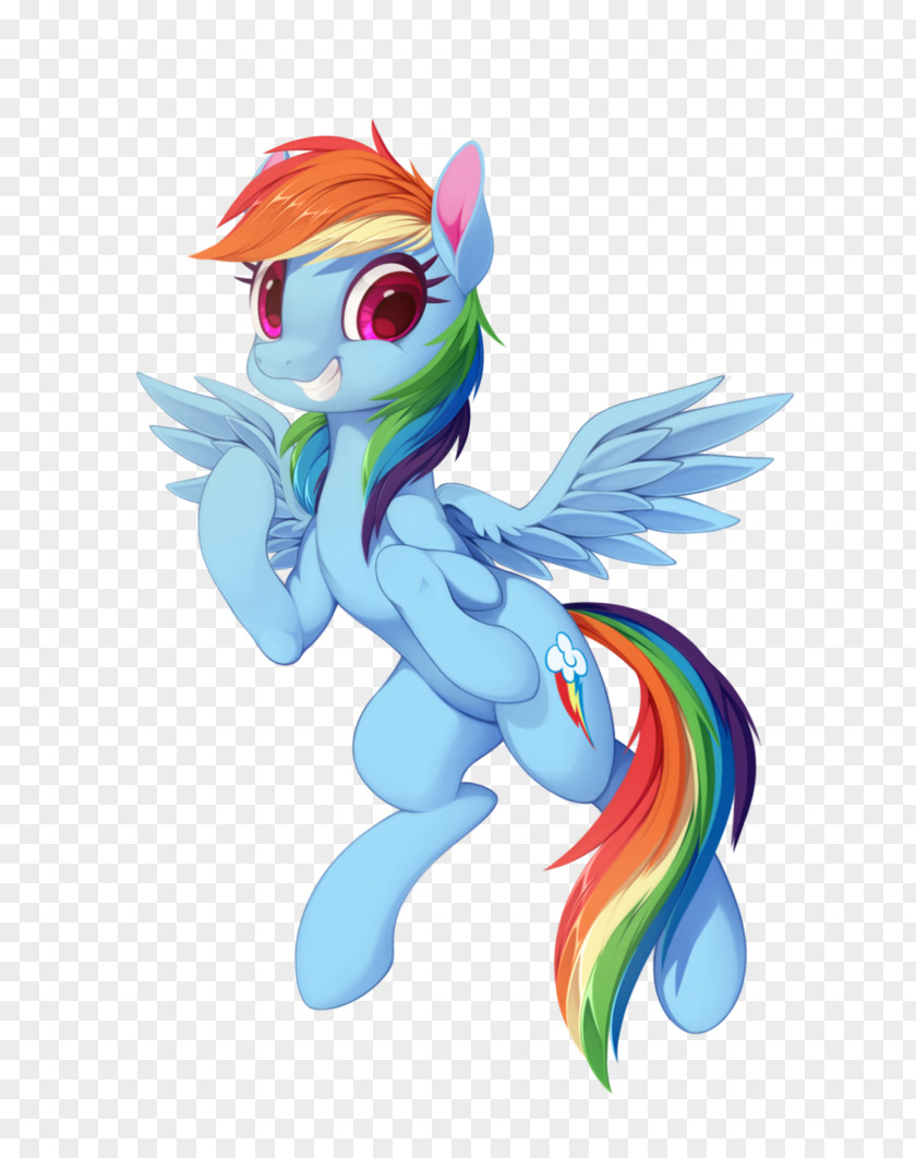 Horse Pony Animated Cartoon Rainbow Dash PNG
