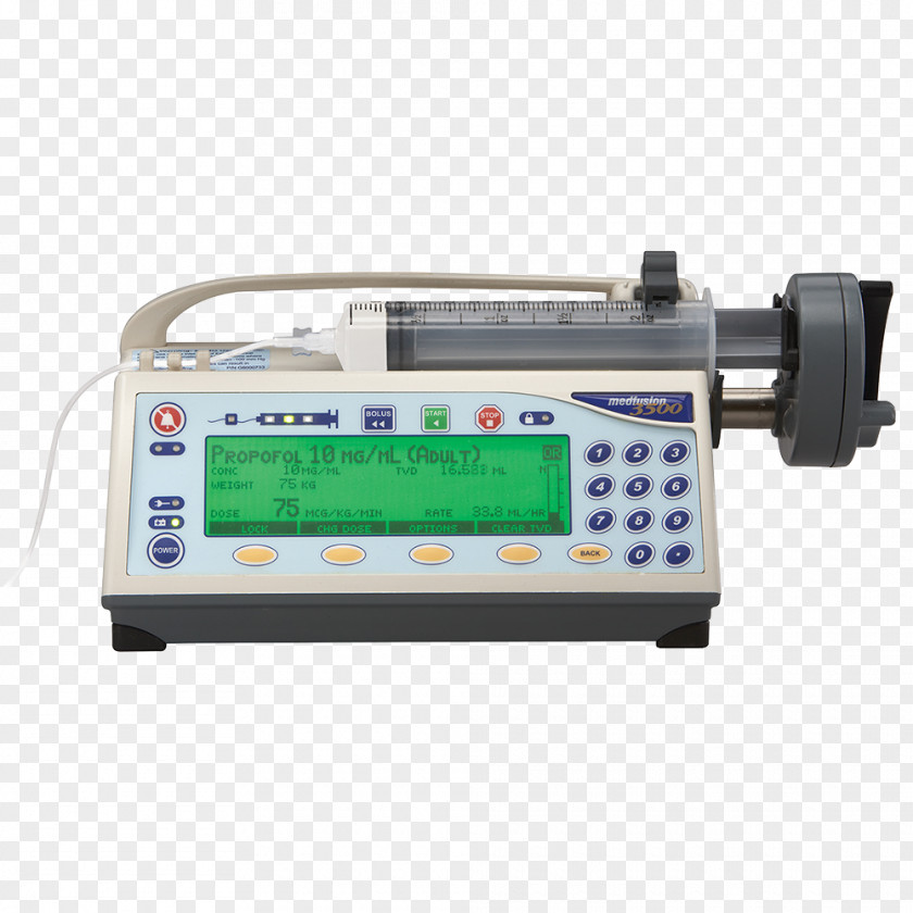 Infusion Pump Syringe Driver Patient-controlled Analgesia Medical Equipment PNG