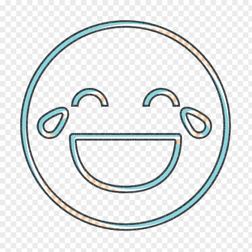Laugh Happy Facebook White Icon PNG